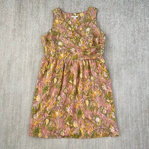 Isaac Mizrahi Live Silk Faux Wrap Sleeveless Summer Cocktail Dress 18W